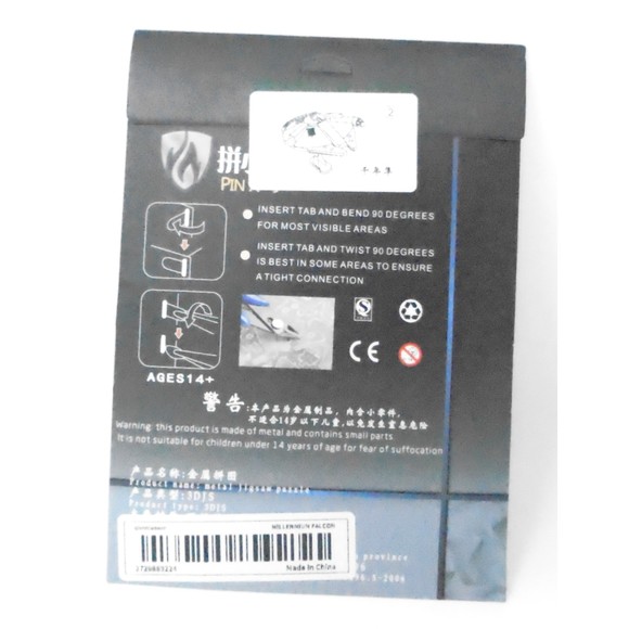 Awesome Sealed Star Wars Millennium Falcon Adult 3D Jigsaw Puzzle Model - Picture 8 of 8